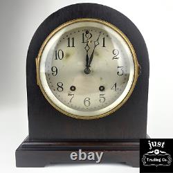 RARE ANTIQUE WOODEN SETH THOMAS YORK No. 1 MANTLE CLOCK