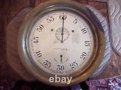 RARE Seth Thomas US Navy Time Sector Clock BIG & Early