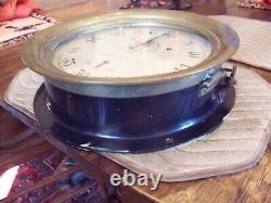 RARE Seth Thomas US Navy Time Sector Clock BIG & Early