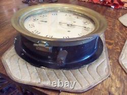 RARE Seth Thomas US Navy Time Sector Clock BIG & Early