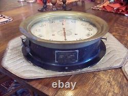 RARE Seth Thomas US Navy Time Sector Clock BIG & Early