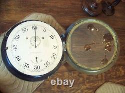 RARE Seth Thomas US Navy Time Sector Clock BIG & Early