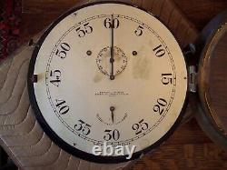RARE Seth Thomas US Navy Time Sector Clock BIG & Early