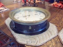 RARE Seth Thomas US Navy Time Sector Clock BIG & Early