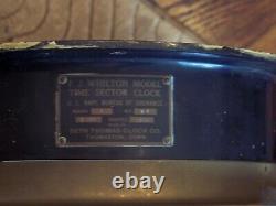 RARE Seth Thomas US Navy Time Sector Clock BIG & Early