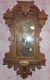 Rare Vintage Seth Thomas Pendulum Wall Clock With Alarm & Floral Filigree Design