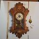 Rare Vintage Seth Thomas Queen Bee 8 Day Pendulum Wall Clock With Alarm