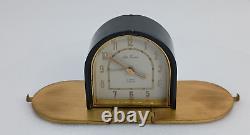 RARE Vintage Seth Thomas TRAVATRIX 7 Jewel Travel Alarm Clock WORKING