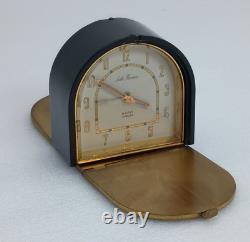 RARE Vintage Seth Thomas TRAVATRIX 7 Jewel Travel Alarm Clock WORKING