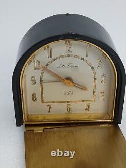 RARE Vintage Seth Thomas TRAVATRIX 7 Jewel Travel Alarm Clock WORKING