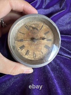 RARE antique Seth Thomas Advertising Clock PAPERWEIGHT miniature Percy Procter
