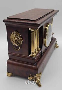 REPRODUCTION Adamantine Mantle Clock circa 1900's traditional after Seth Thomas