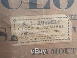 Rare 1820s Seth Thomas Pillar Clock
