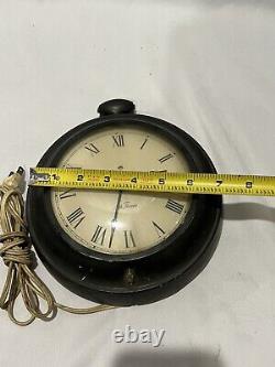 Rare 7 inch Seth Thomas round hanging clock