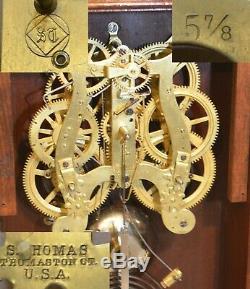 Rare And Restored Seth Thomas Albany 1885 City Series Antique Cabinet Clock