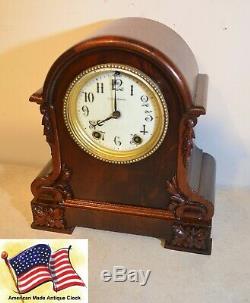 Rare And Restored Seth Thomas Milan-1899 City Series Antique Cabinet Clock