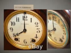 Rare And Restored Seth Thomas Milan-1899 City Series Antique Cabinet Clock