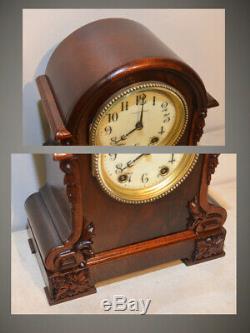 Rare And Restored Seth Thomas Milan-1899 City Series Antique Cabinet Clock