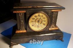 Rare Antique 1894 Seth Thomas Adamantine #102 Mantel Clock, L-f60