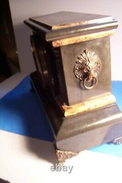 Rare Antique 1894 Seth Thomas Adamantine #102 Mantel Clock, L-f60
