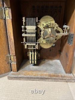 Rare Antique Eco Magneto Seth Thomas Mvt Watchman's Master Clock