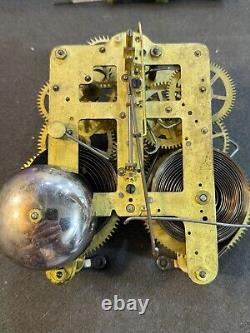 Rare Antique Eight Pillar Seth Thomas Adamantine Mantle Clock Working Great