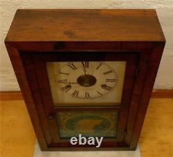 Rare Antique Miniature Seth Thomas Plymouth OG 30hr Mantle Clock Runs