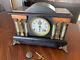 Rare Antique Seth Thomas 6 Full Column 8 Day Alarm Mantle Clock Watch 295h