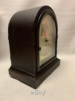 Rare Antique Seth Thomas Arch Top Mantel Clock Early Brass Movement