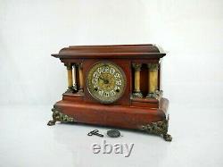 Rare Antique Seth Thomas Clock USA Mantel Clock 1880 Collectable Old Gong