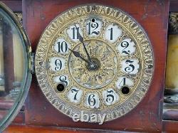 Rare Antique Seth Thomas Clock USA Mantel Clock 1880 Collectable Old Gong