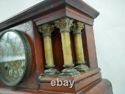 Rare Antique Seth Thomas Clock USA Mantel Clock 1880 Collectable Old Gong