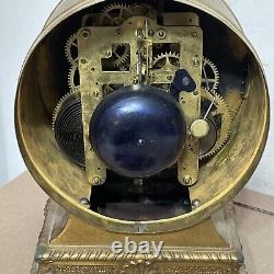 Rare Antique Seth Thomas Grand Model Automatic Eight Day Alarm Mantle Clock