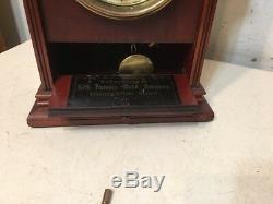 Rare Antique Seth Thomas Parlor Clock City Series Drop Front Drawer Unusual