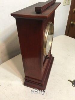 Rare Antique Seth Thomas Parlor Clock City Series Drop Front Drawer Unusual