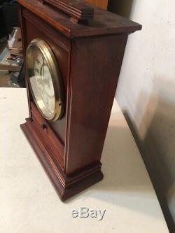 Rare Antique Seth Thomas Parlor Clock City Series Drop Front Drawer Unusual