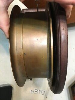 Rare Antique Seth Thomas Pilot House Ships Clock Case & Stand 8+ Dial