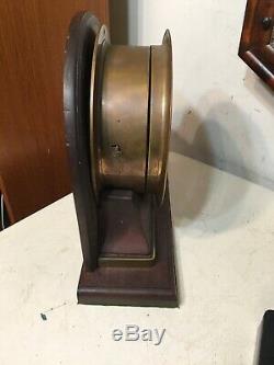 Rare Antique Seth Thomas Pilot House Ships Clock Case & Stand 8+ Dial