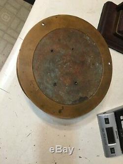 Rare Antique Seth Thomas Pilot House Ships Clock Case & Stand 8+ Dial