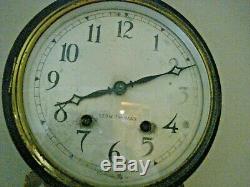 Rare Brookfield 8 Day Pendulum Seth Thomas Banjo Clock-No. 120 Series-Works Perf