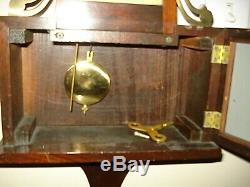 Rare Brookfield 8 Day Pendulum Seth Thomas Banjo Clock-No. 120 Series-Works Perf