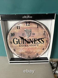 Rare Guinness Beer Seth Thomas Wall Clock In Original Packaging Approx 12