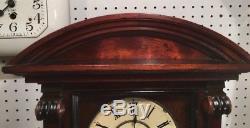 Rare Large Seth Thomas St. Paul City Series Lyre Mantle Parlor Shelf Clock