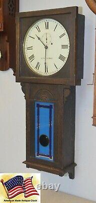 Rare Restored Seth Thomas Regulator 25-1907 Railroad Regulator Antique Clock