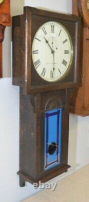 Rare Restored Seth Thomas Regulator 25-1907 Railroad Regulator Antique Clock