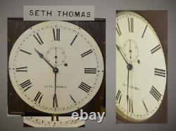 Rare Restored Seth Thomas Regulator 25-1907 Railroad Regulator Antique Clock