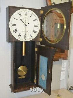 Rare Restored Seth Thomas Regulator 25-1907 Railroad Regulator Antique Clock