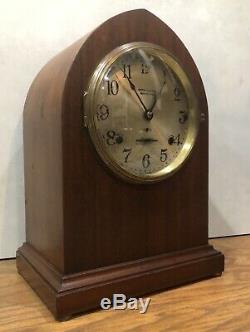 Rare Seth Thomas 5 Bell Sonora Chime Westminster Chime Table Shelf Mantle Clock