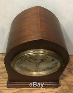 Rare Seth Thomas 5 Bell Sonora Chime Westminster Chime Table Shelf Mantle Clock