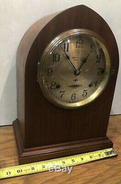 Rare Seth Thomas 5 Bell Sonora Chime Westminster Chime Table Shelf Mantle Clock